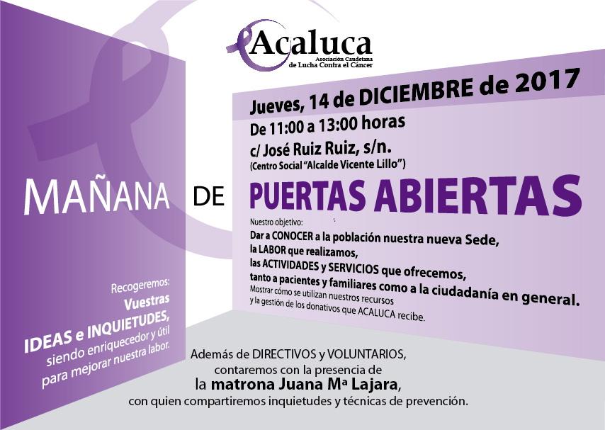 MAÑANA DE PUERTAS ABIERTAS