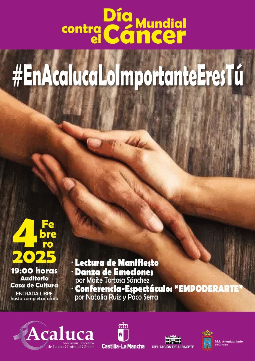 ACALUCA LES INVITA AL ACTO DEL DIA MUNDIAL CONTRA EL CÁNCER