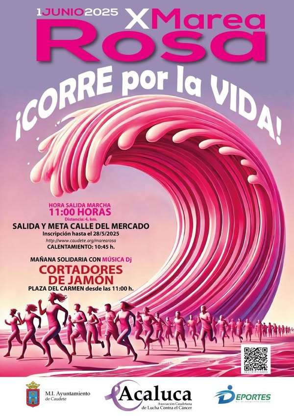 CORRE POR LA VIDA. X MAREA ROSA 2025